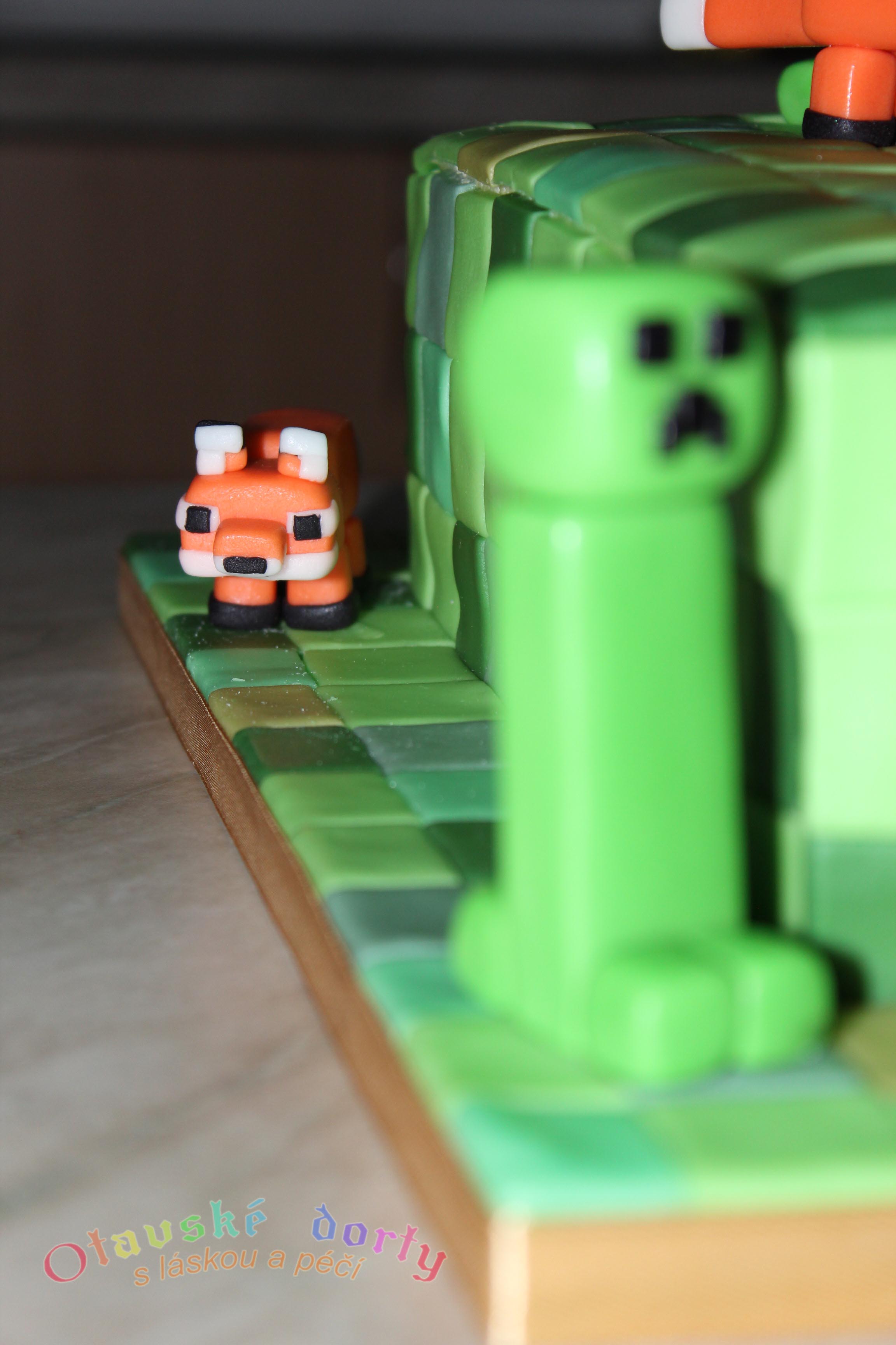 009_Dort_č.063_Minecraft_fox and creeper