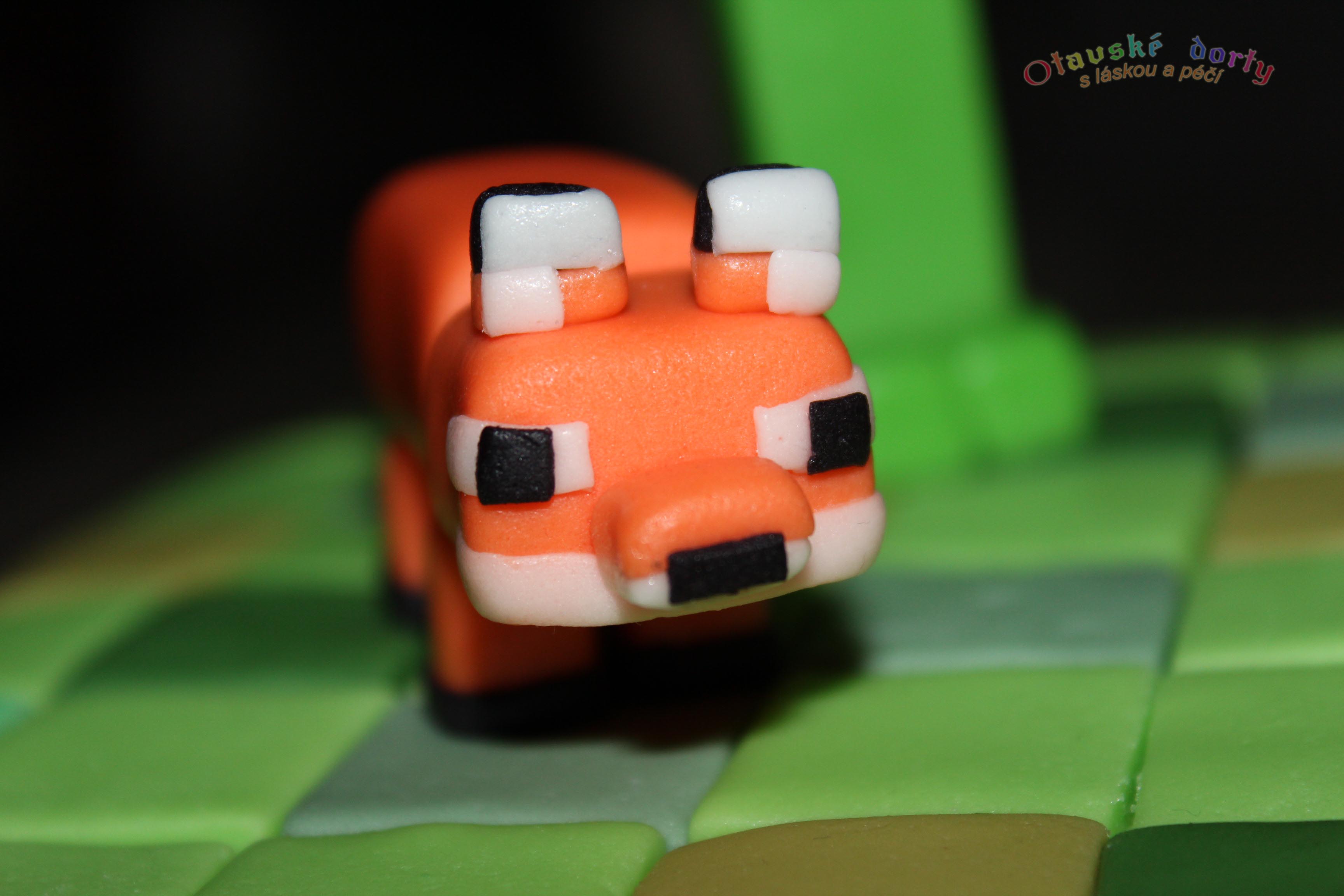 013_Dort_č.063_Minecraft_fox and creeper